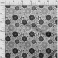 thumbnail image 3 of oneOone Tissu en Velours Gris Floral Rétro pour Robe Tissu Imprimé au Mètre 58 Pouces de Large, 3 of 5
