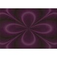 thumbnail image 1 of Ahgly Company Machine Washable Indoor Rectangle Transitional Purple Lily Purple Area Rugs, 2' x 5', 1 of 1