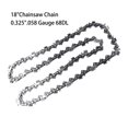 thumbnail image 1 of 16"/18"/20" Chainsaw Chain Blade Replacement Saw Parts, 1 of 8