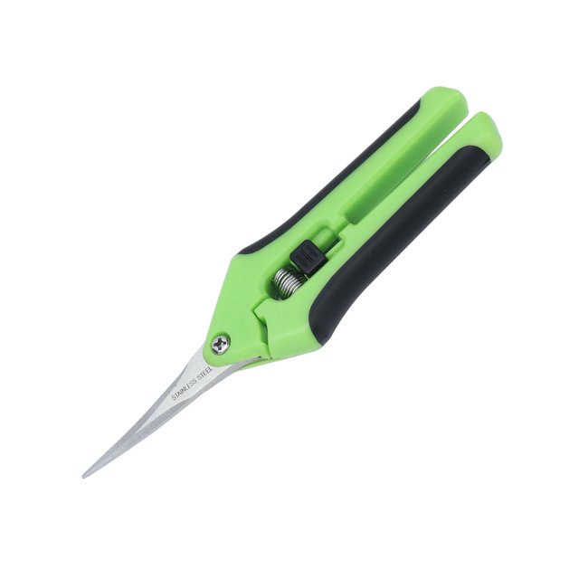 Garden Shears, Reduce Fatigue Pruners Stainless Steel Easy Operation Safe Secure For Garden For Home Green,Orange