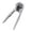 Silver, variant on Hearth & Gear Nut Heavy Duty Nut For Walnuts Aluminium Alloy Walnut Plier Opener For Holiday Cooking Walnut Open Baking Clips Food Packet Clips Chip Bag Clip Laundry Clips Clips for Chip Bags Steel