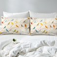 thumbnail image 4 of Erosebridal Colorful Birds Sheet Set Queen, Botanical Branches Bedding Sets, Polka Dots, 4 of 6