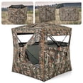 thumbnail image 1 of Gymax 3 in 1 Multifunctional Hunting Blind w/ Skylight Roof Cover Carrying Bag, 1 of 10