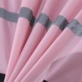 thumbnail image 3 of Virmaxy Toddler Baby Girls Boys Fleece Raincoat Kids Mid-Length Solid Hooded Rushing Jacket with Reflective Stripes Long Sleeve Open Front Waterproof Plush Outwear with Pocket Pink 4T, 3 of 8