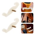 thumbnail image 4 of Violin Shoulder Rest Feet Legs Replacement Supplies for Protecting White Rubber 2pcs, 4 of 8