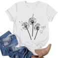 thumbnail image 1 of Birdeem Mode Femmes Été Manches Mi-Longues Chandail Uni Blouse Décontractée Hauts, 1 of 4