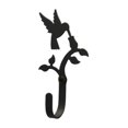 thumbnail image 1 of Village Wrought Iron WH-18-S Hummingbird Wall Hook Small - Black, 1 of 2