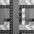 thumbnail image 1 of oneOone Polyester Lycra Black Fabric Block Sewing Craft Projects Fabric Prints By Yard 56 Inch Wide, 1 of 1