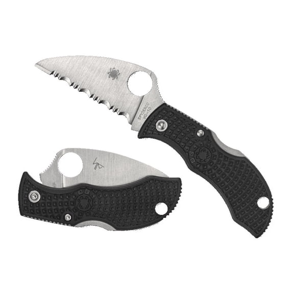 Spyderco Knives Manbug Lockback MBKWS VG-10 Stainless Black FRN Pocket Knife