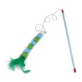 thumbnail image 4 of 2PCS Cat Teaser Toy Creative Fake Feather Cat Wand Cat Stick Toy with Bell, 4 of 10