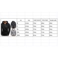thumbnail image 4 of Men Hooded Jacket Adults Solid Color Long Sleeve Sweatshirt with Zipper Pocket, 4 of 4