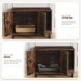 thumbnail image 3 of Homall Hidden Cat Litter Box Enclosure with Scratching Mat Multi-Functional Cat Litter Box Wooden Cat Washroom Furniture, 3 of 7