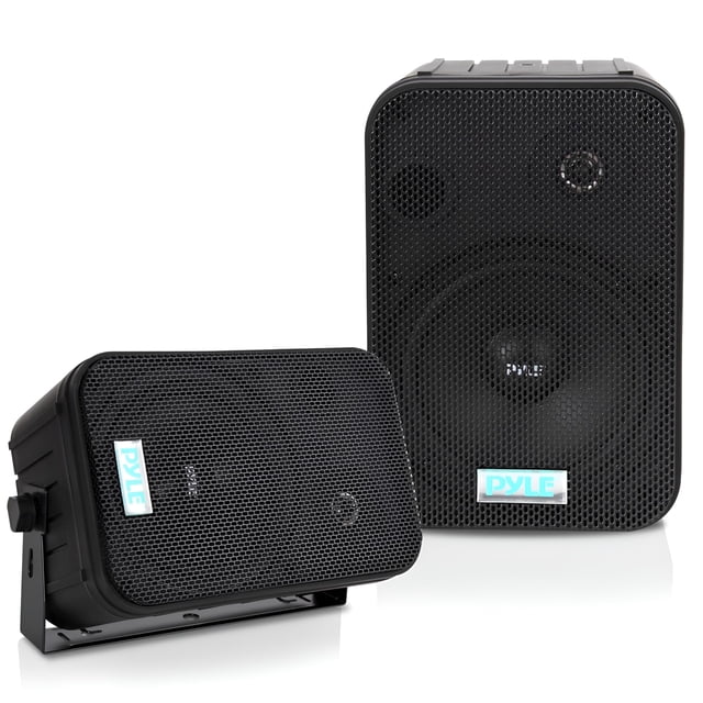 Pyle 2 Way Speaker System Pair - 500W Peak Power 6.5 Inch Passive Weatherproof Wall / Ceiling Mounted - Heavy Duty Universal Mount - Use for Pool, Pa