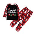thumbnail image 3 of Liquidation! Pyjamas de Noël Assortis pour la Famille Noël en Famille 2024 Chandail à Manches Longues Imprimé Chandail Décontracté à Col Rond Chandail à Capuchon pour Enfants Pyjamas de Noël pour Enfants Blanc Taille Enfant:8-9ans, 3 of 3