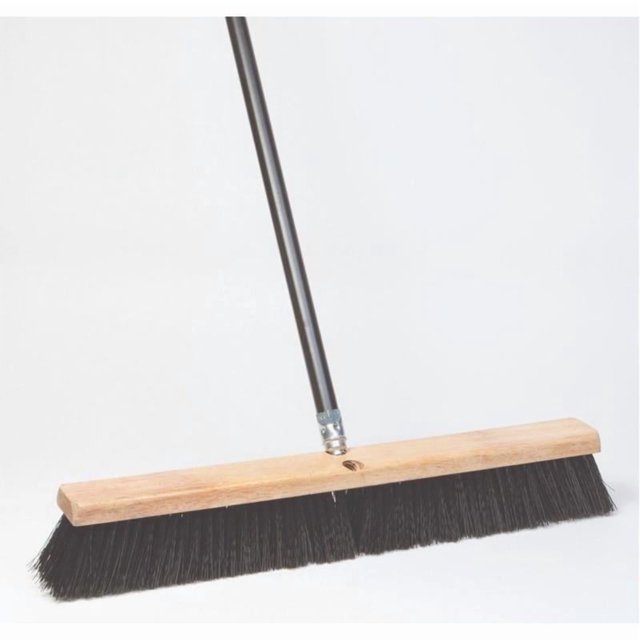 BROOM 24" POLY BRISTLE(Pack of 1)