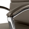 thumbnail image 3 of Chaise de Direction en Cuir à Dossier Haut Echo, Gris Délavé, 3 of 8