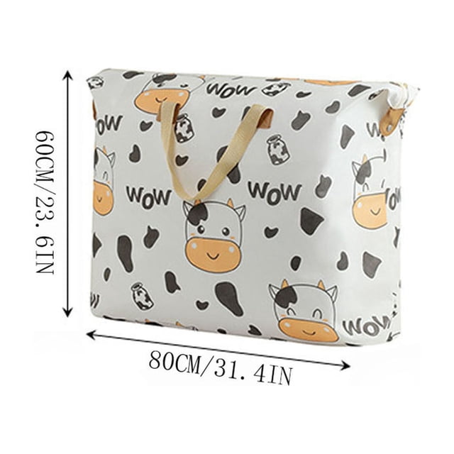 EGNMCR Closet Organizers and Storage, Storage Trunks & Bag Largecapacity Storage Bag With Handle Largecapacity Storage Bag Foldable Storage Bucket For Quilt Blanket Receive ba