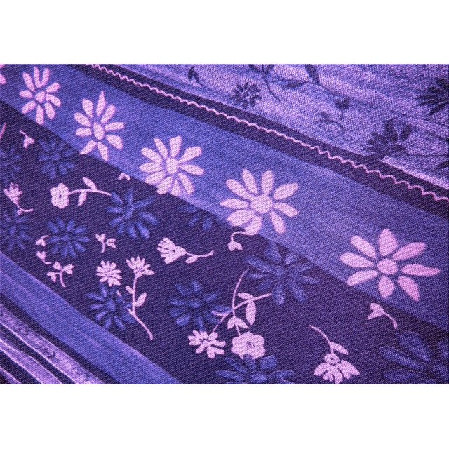 Ahgly Tapis Rectangulaire Lavable en Machine Intérieur Transitionnel Violet Vif, 2 Pieds x 3 Pieds