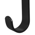 thumbnail image 3 of UPOUART 3Pcs Stylish Black Stainless Steel Curtain Brackets for Wall Mounted Single Rod Support, 3 of 8