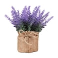 thumbnail image 2 of EGNMCR Home Decor, Room Decor, Fall Decor Artificial Plant In Pots Mini Potted Flowers Plant In Cloth For Home Decor Party Wedding Garden Table Office Patio Decoration Simulation potted plants, 2 of 6