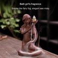 thumbnail image 4 of Faithtur Mermaid Backflow Incense Holders, Purple Sands Incense Sticks Censer, 4 of 10