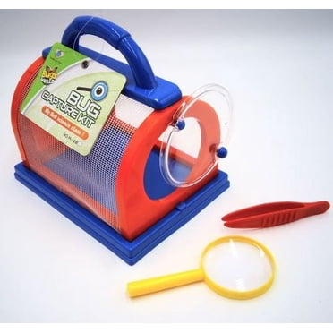 HAMMOND TOYS Cage pour Insectes du Monde des Insectes avec Microscope et Habitat pour Jouet Pince