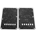 thumbnail image 3 of 2 Pcs Plaques de Protection pour Guitare Électrique avec 6 Trous Plaque de Protection en PVC Remplacement Noir, 3 of 14