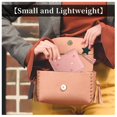 thumbnail image 2 of Women's Large Capacity PU Leather Heart Shaped Foldable Multi Functional Wallet Card Case Purse & Makeup Bag, 2 of 8