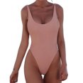 thumbnail image 3 of High Waist Bikini Swimsuit for Women Womens One-Piece Swimsuit with Micro Elastic Suspender and Open Back Bikini Swimsuit High Waist Swimsuit for Women High Cut Swimsuits for Women, 3 of 3