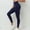 Blue, variant on EGNMCR Leggings for Women Women Patchwork High Waist Stretch Strethcy Fitness Leggings Yoga Pant