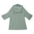 thumbnail image 3 of XZNGL 1/2 Sleeve Tops for Women Stitching Three-Dimensional Pocket Cute Design Pullover Sweatershirt Tops, 3 of 9