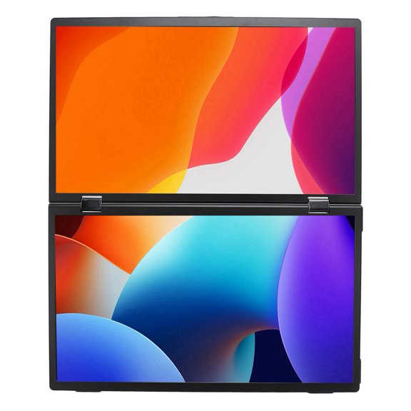 Portable Laptop Display, 60Hz Refresh Micro HD Media Interface 15.6 inch Stacked Laptop Screen Extender Multiple Modes  for SWITCH
