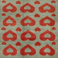 thumbnail image 1 of Ahgly Company Tapis d'Intérieur Carrés Abstraits Verts Abstraits pour Aire, 6 Pieds Carré, 1 of 6
