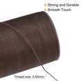 thumbnail image 4 of Unique Bargains Thin Waxed Thread 93 Yards 0.65mm Polyester String Cord for Machine Sewing Hand Quilting Weaving, Dark brown, 4 of 5