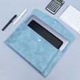 thumbnail image 4 of Wzzjkit Computer Bag, Document Bag Waterproof Storage Bag Large Capacity Double Layer Document Bag Laptop Leather Protective Cover, Laptop Case, 4 of 6