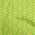 thumbnail image 1 of oneOone Cotton Flex Light Green Fabric Geometric Craft Projects Decor Fabric Printed By The Yard 40 Inch Wide, 1 of 4