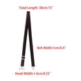 thumbnail image 3 of INSPIRE CHIC Bretelles de Soutien-Gorge Invisibles Réglables pour Femmes Couleur Unie Noir-1, 3 of 4