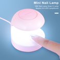 thumbnail image 3 of 1 Set Nail Lamp Fast Dry USB LED Nail Lamp Compact Portable Nail Manicure Machine for Gel Polish Nail Art, 3 of 10
