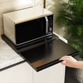 thumbnail image 3 of Kitchen Caddy Sliding Tray, Appliance Coffee Maker Slider, Large Rolling Tray Countertop Moving Sliders for Microwave Oven Stand Mixer Air Fryer, Toaster, Blender, and More, 3 of 7