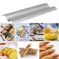 thumbnail image 4 of Plateau de Cuisson à Baguette 2 Fentes Antiadhésif en Acier Inoxydable, 4 of 7