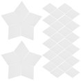 thumbnail image 5 of KAKOWELY Papier à Coudre Blanc Courtepointe Bricolage Papier Fleur 100 Pcs Gabarits en Forme de Diamant pour Projets de Patchwork Réutilisable Facile à Utiliser Tous les Niveaux de Compétence,2.05"X1.54"X0.04 Pouces, 5 of 5