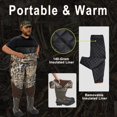 thumbnail image 3 of 8 Fans Breathable Hunting Waders,1000G Insulation Boots with Removable Insulated Liner for Duck Hunting, 3 of 5