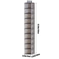 thumbnail image 4 of Ohufall Thickened Multi Layer Storage Hanging Bag Household Wardrobe Hanging Storage Box Foldable Dustfree Three Dimensional Hanging Bag Closet Organizers And Storage Closet Organizer, 4 of 7