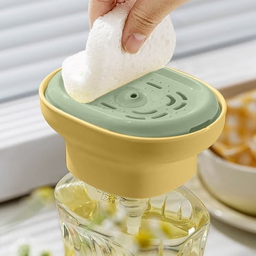 Laundry Detergent Dispenser with Pump | Large Jug for Dish Soap & Liquid Detergent | 14-Hole Drainage System | Easy Installation & Hygienic Use