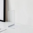 thumbnail image 3 of LCXmlly Sturdy Book Stand Simple Desktop Reading Book Holder Hollow Metal Book Clip Stand for Office Desktop Storage Student Learning 1 Pair, 3 of 8