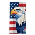 thumbnail image 2 of Aufmer Three Tone Theme Printed Swim Towel Fast Dry Fabric Making Large Size Design For Seaside Swimming Pool Outdoor Leisure Activity Wiping Use(35.43x70.86in), 2 of 9