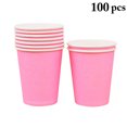 thumbnail image 1 of 100 Pcs Gobelets en Papier 9oz Gobelets Jetables Gobelets de Fête pour Eau Jus Refroidisseur, 1 of 10