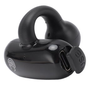 Open Ear Bluetooths Earbuds, Clip On Wirelessly Earphones with Touch LED Digital Display, IPX6 Waterproof Bone Conduction Sport Headphones for Running Driving