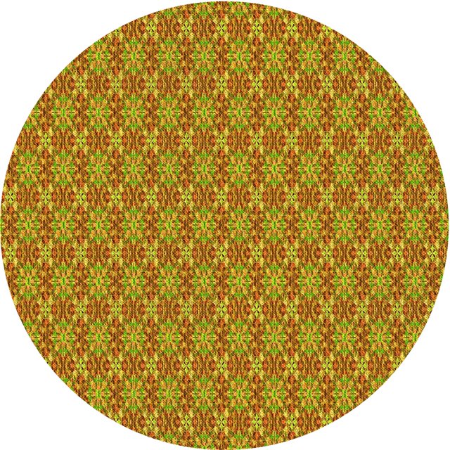 Ahgly Company Tapis Rond Lavable en Machine Intérieur Transitionnel Acajou Brun, 3 Pieds Rond