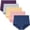 Blue, variant on Plebaso Xs-5xl Womens Cotton Underwear High Waisted Full Coverage Briefs Comfy Ladies Panties Pack of 5